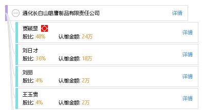 通化长白山雄鹰制品有限责任公司 工商信息 信用报告 财务报表 电话地址查询 天眼查